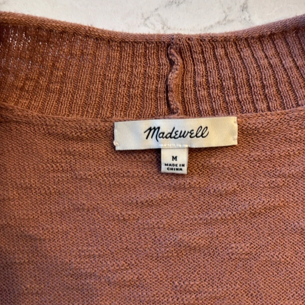 Women's Pink Cardigan Sweater - Picture 3 of 4